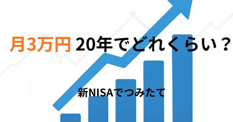 新NISAの始め方｜月3万円を積み立てた場合の失敗しない手順【固定費削減から始める資産形成】