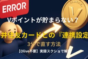 SBI証券でVポイントがつかない？Vpass連携の「認証エラー」を3分で解決する方法