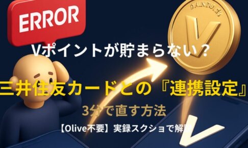 SBI証券でVポイントがつかない？Vpass連携の「認証エラー」を3分で解決する方法